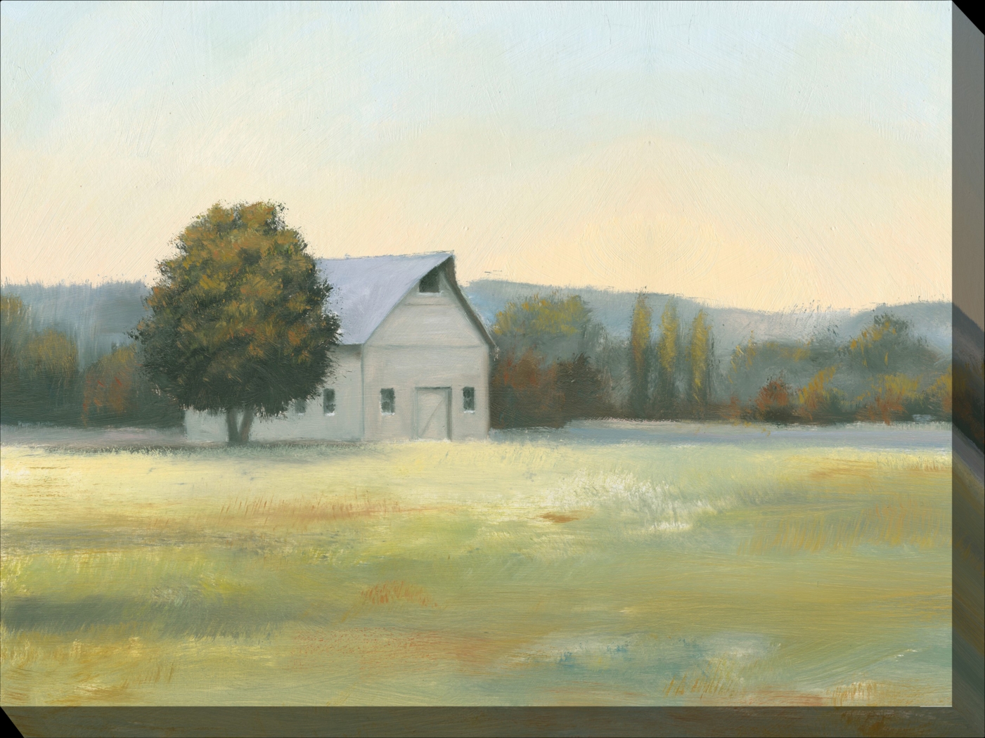 Morning Farm Green Indoor/Outdoor Wall Art - Thumbnail - Image 1
