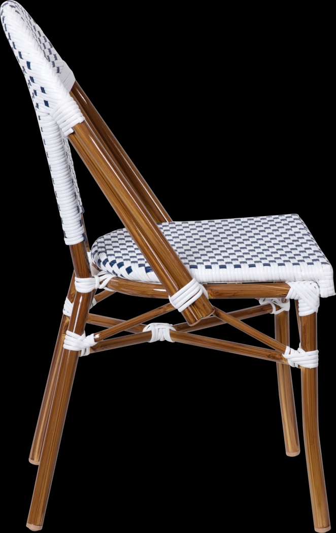 Morrie Navy Dining Chair - Thumbnail - Image 6