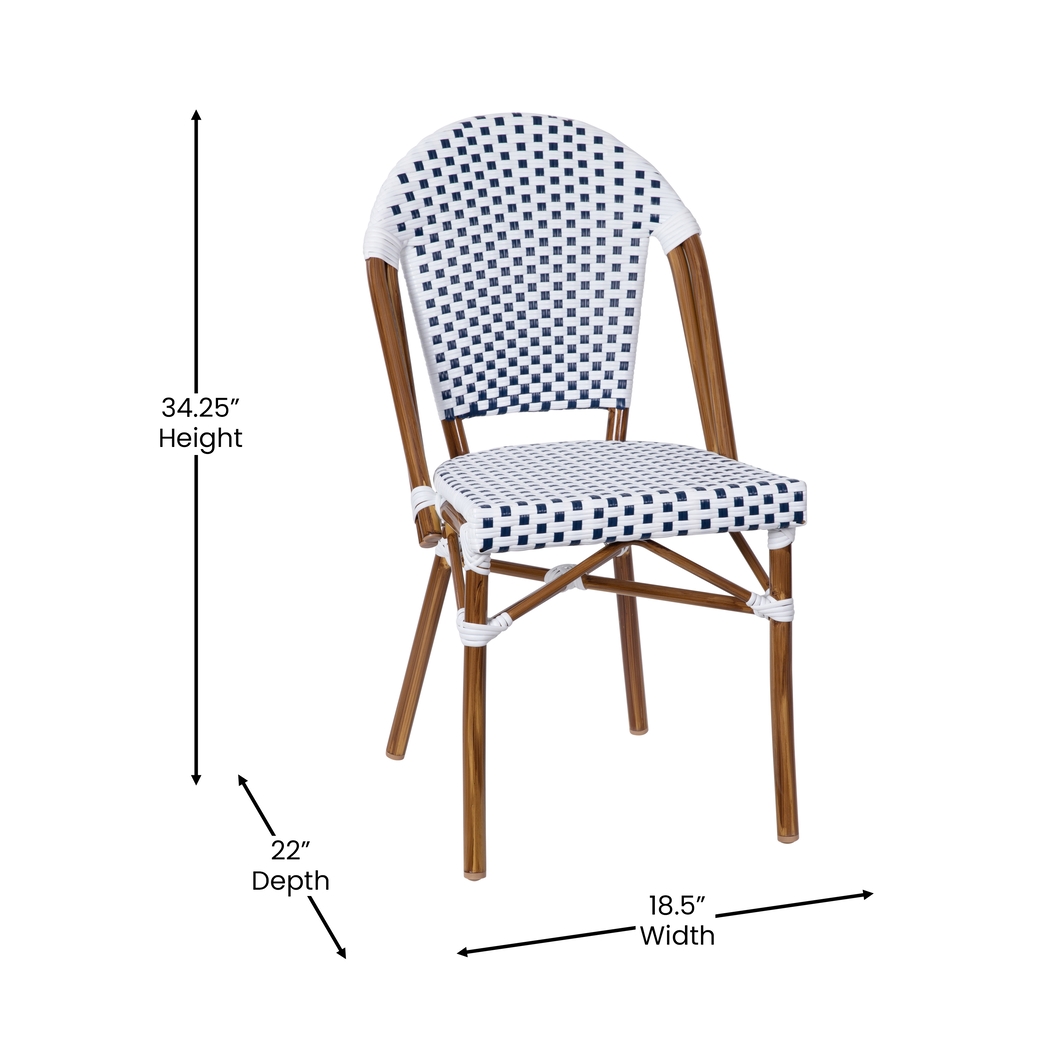 Morrie Navy Dining Chair - Thumbnail - Image 9