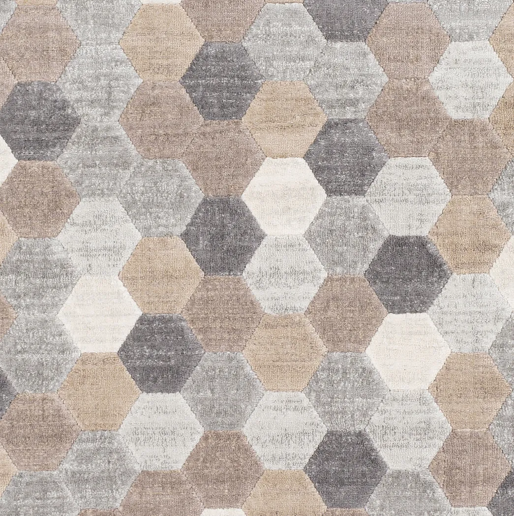 Morrigan Tan 5'3 x 7'3 Rug - Thumbnail - Image 2