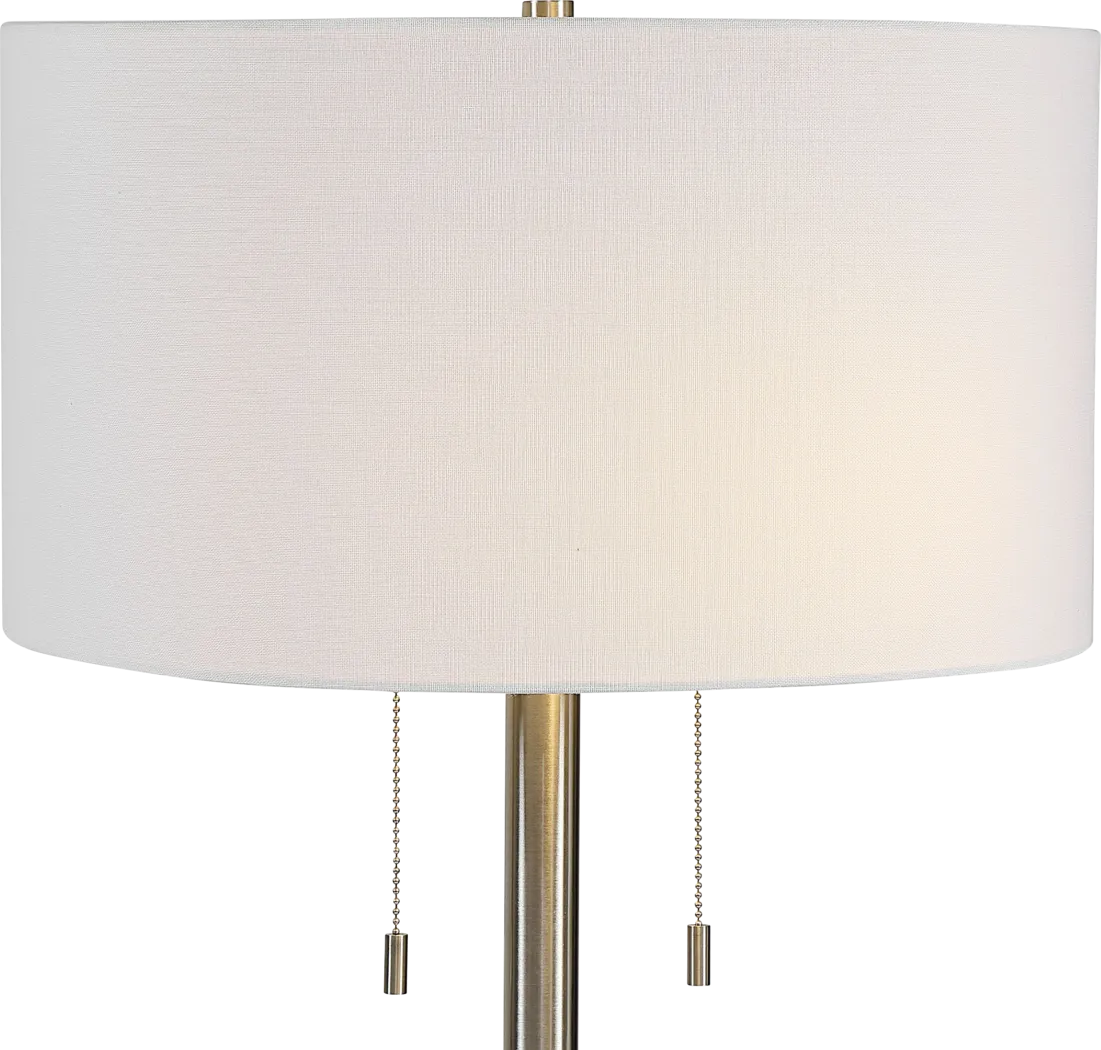 Morris Cay Nickel Floor Lamp - Thumbnail - Image 2