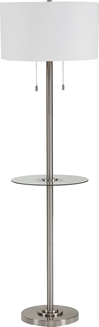 Morris Cay Nickel Floor Lamp - Thumbnail - Image 1