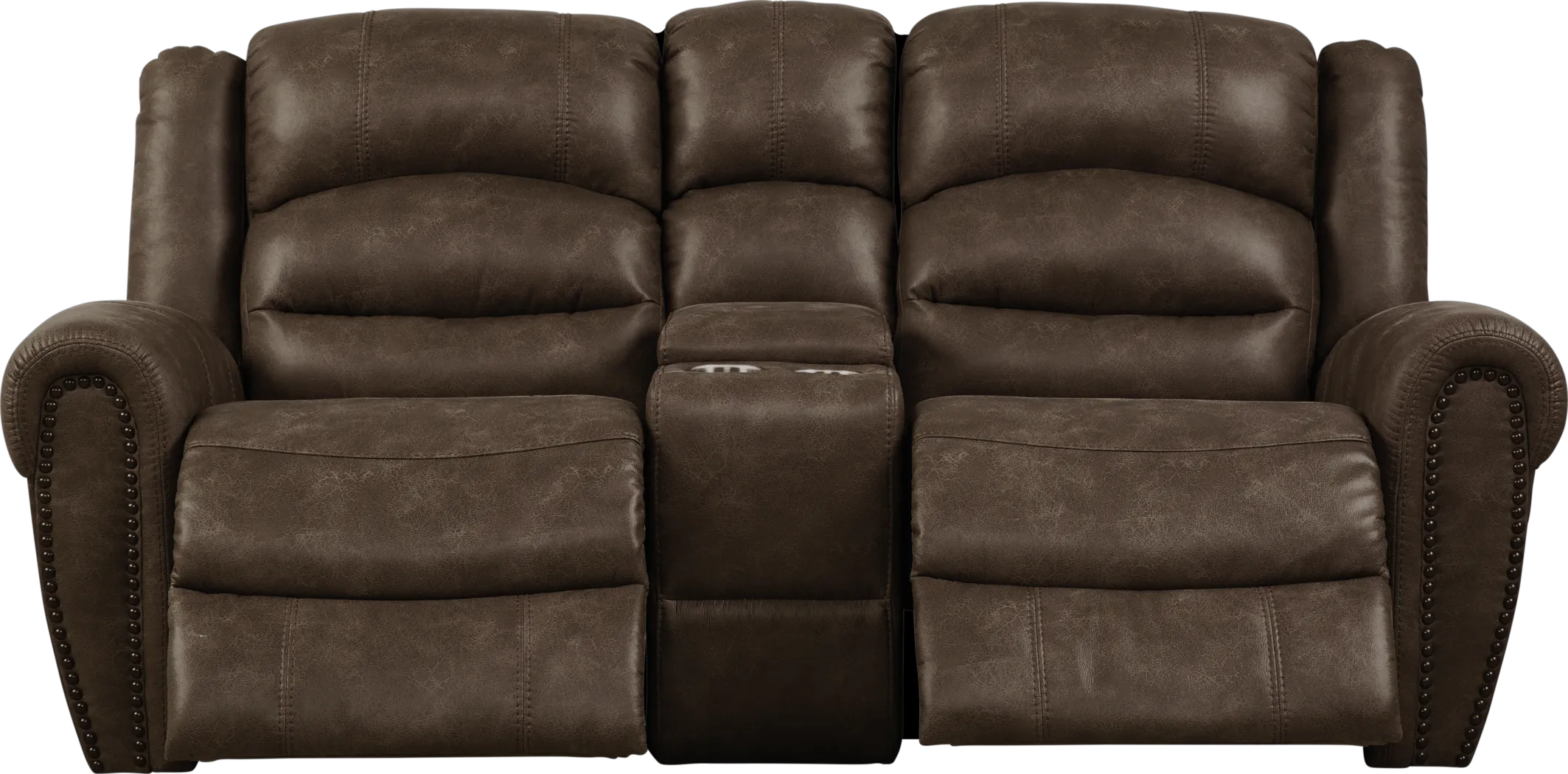 Morristown Brown Loveseat - Thumbnail - Image 2