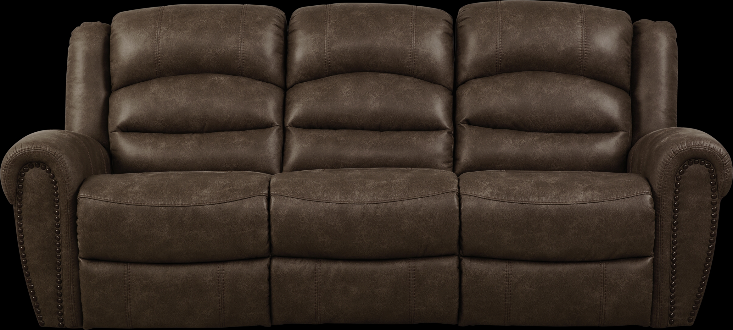 Morristown Brown Power Reclining Sofa - Thumbnail - Image 1