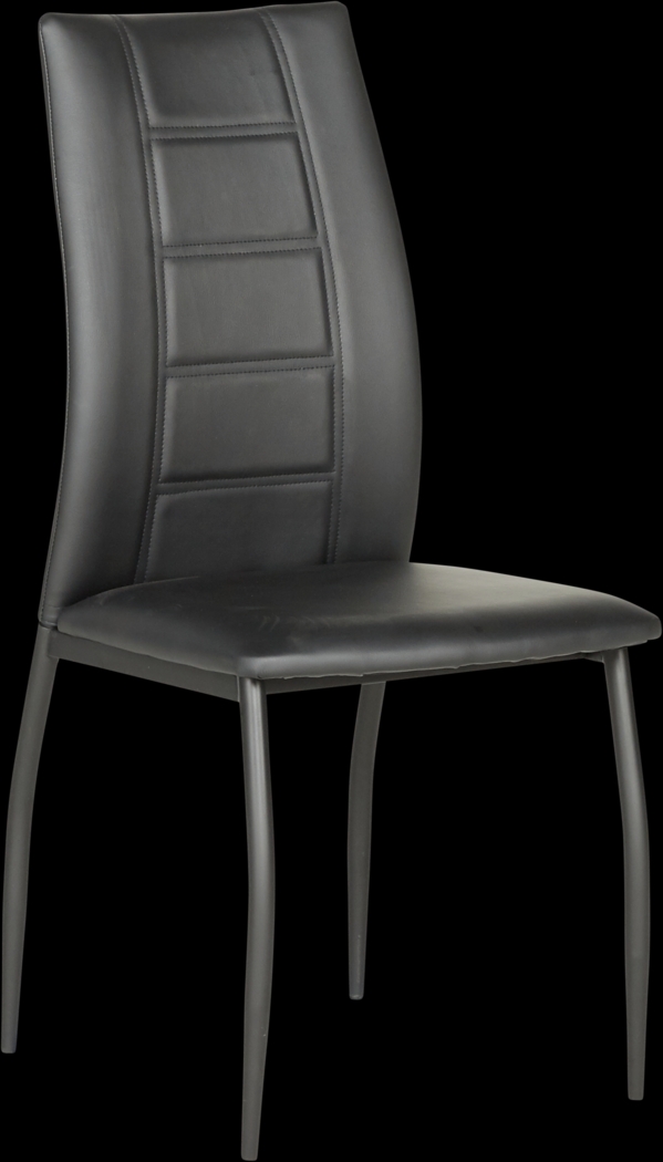 Morrow Black Side Chair - Thumbnail - Image 1