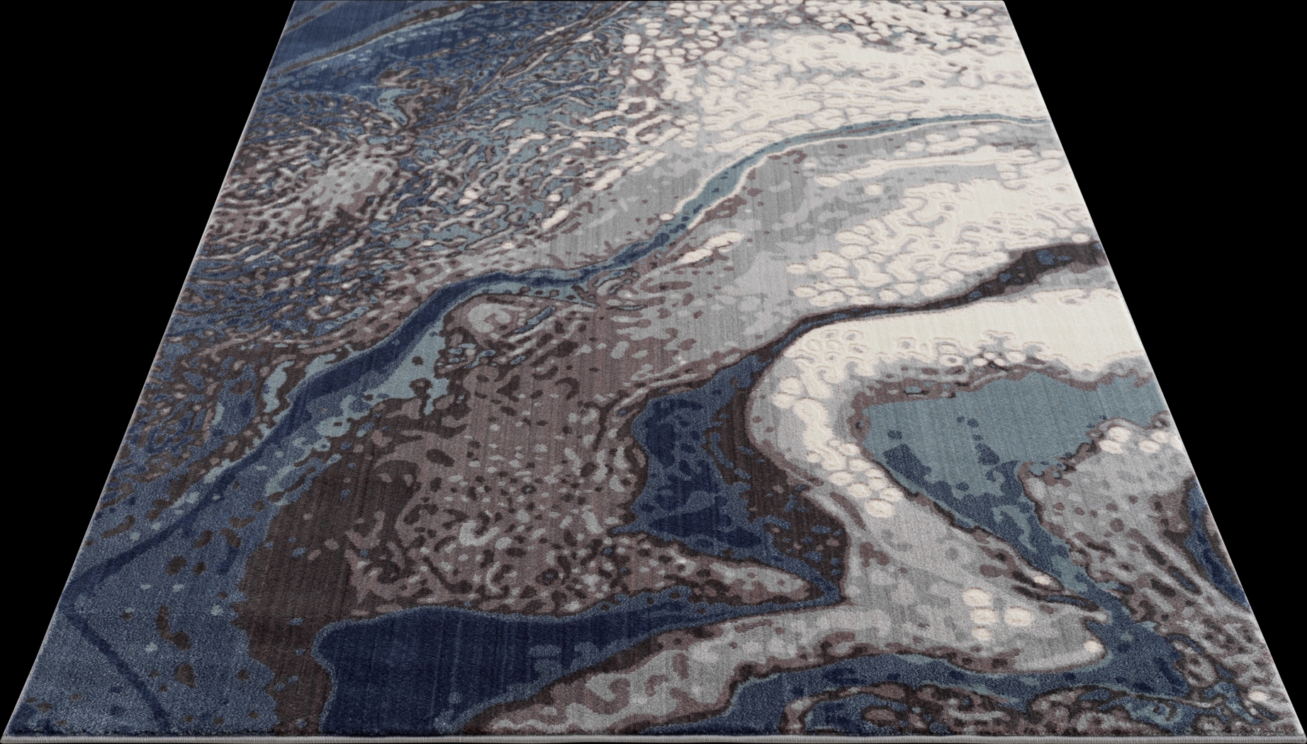 Morrowick Blue 5'3 x 7'6 Rug - Thumbnail - Image 6