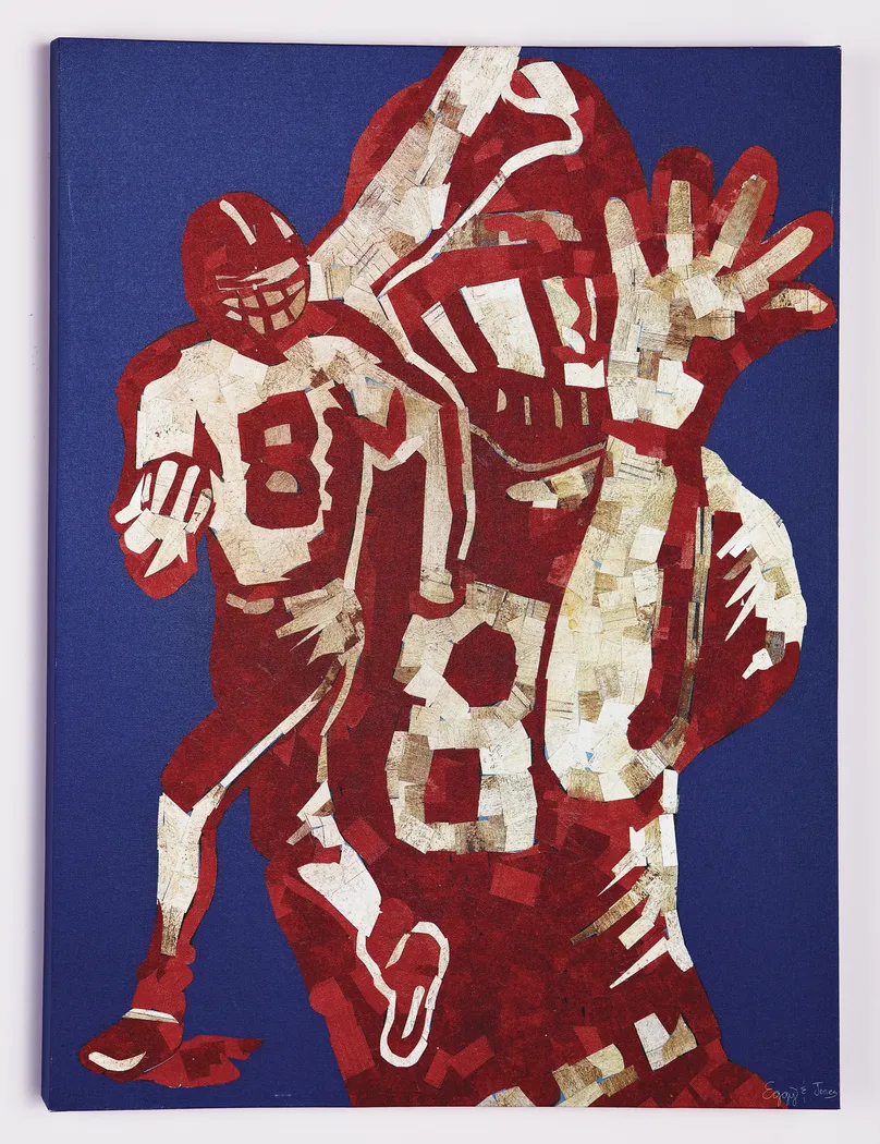 Mosaic Football Artwork - Thumbnail - Image 1