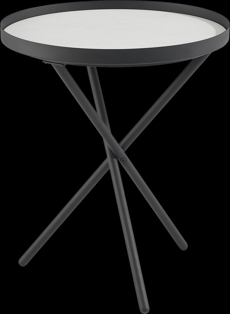 Mosewood Black End Table - Thumbnail - Image 2