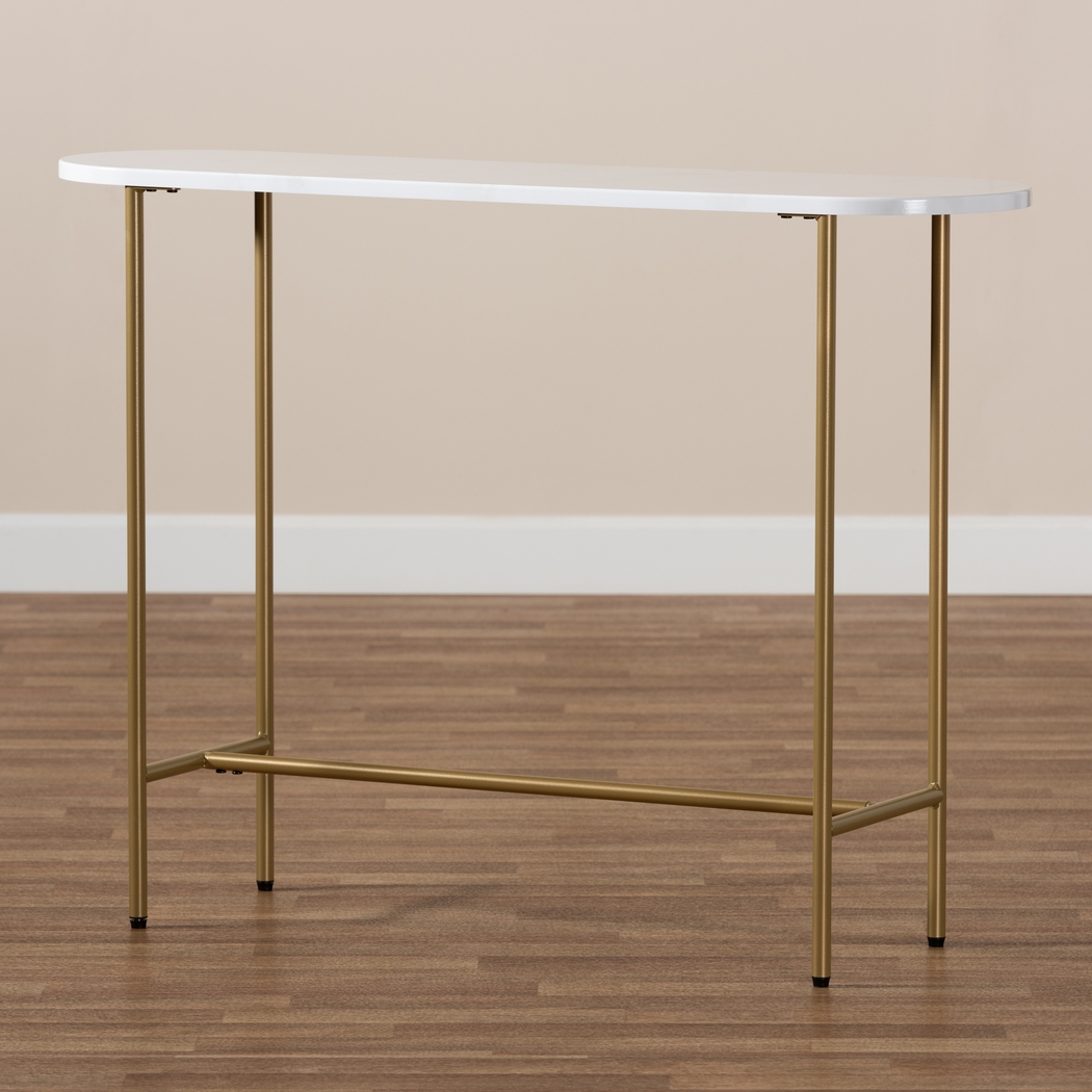 Mosier White Sofa Table - Thumbnail - Image 6
