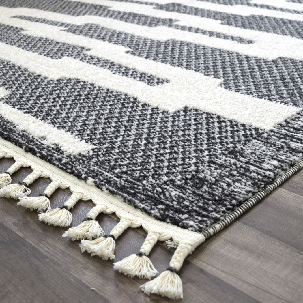 Moski Black 8'3 x 10' Rug - Thumbnail - Image 3