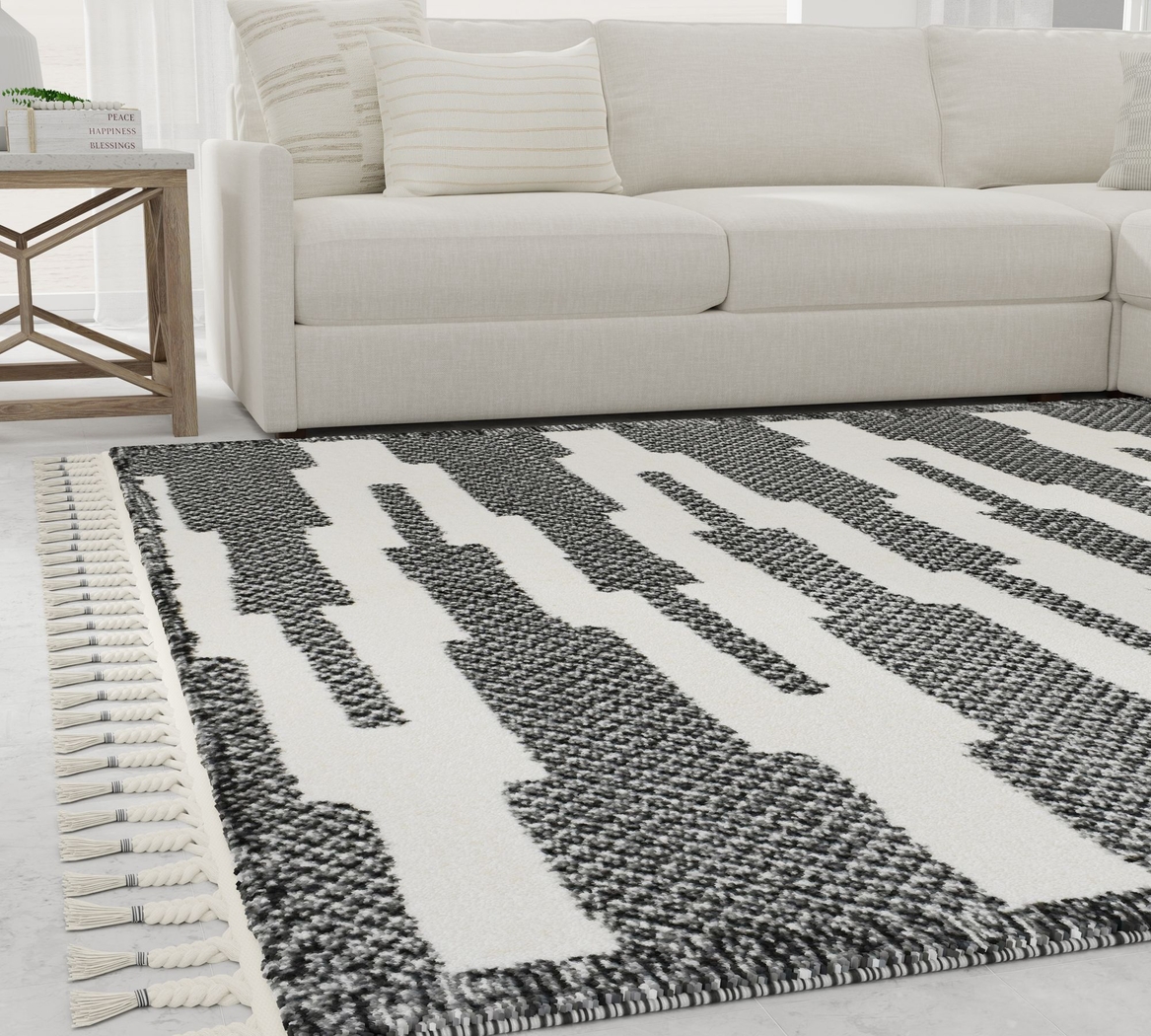 Moski Black 8'3 x 10' Rug - Thumbnail - Image 5