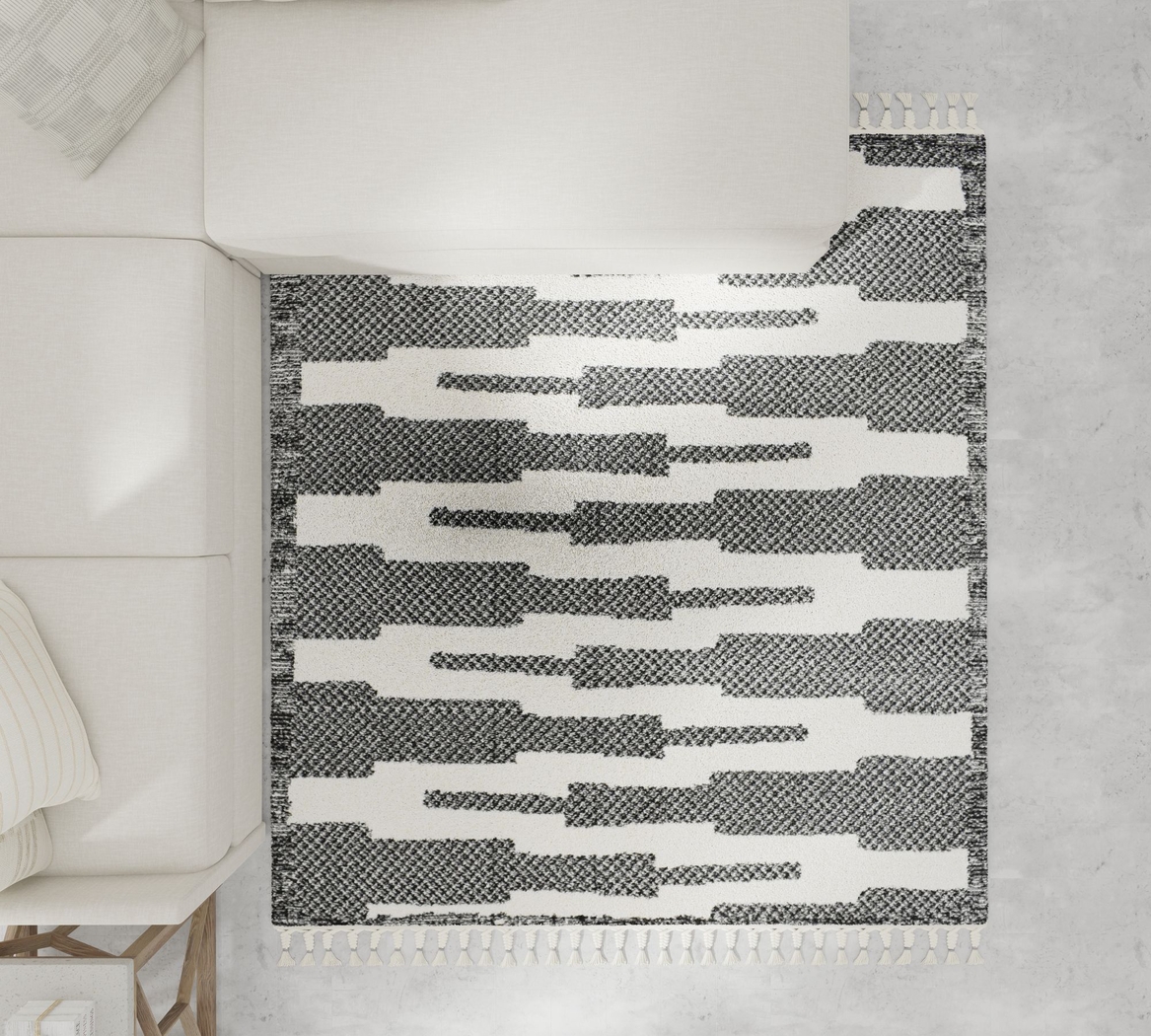 Moski Black 8'3 x 10' Rug - Thumbnail - Image 6