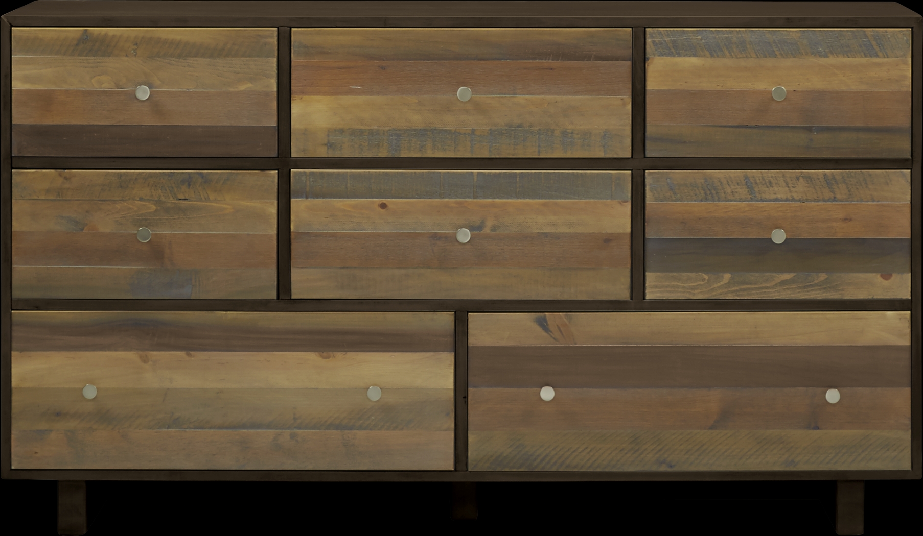 Moss Creek Brown 7 Pc King Sleigh Bedroom - Thumbnail - Image 3