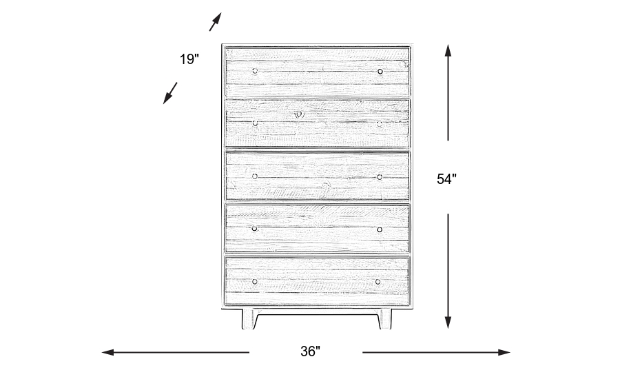 Dimension Image. Please refer to the Dimension Tab on this page for dimension details.