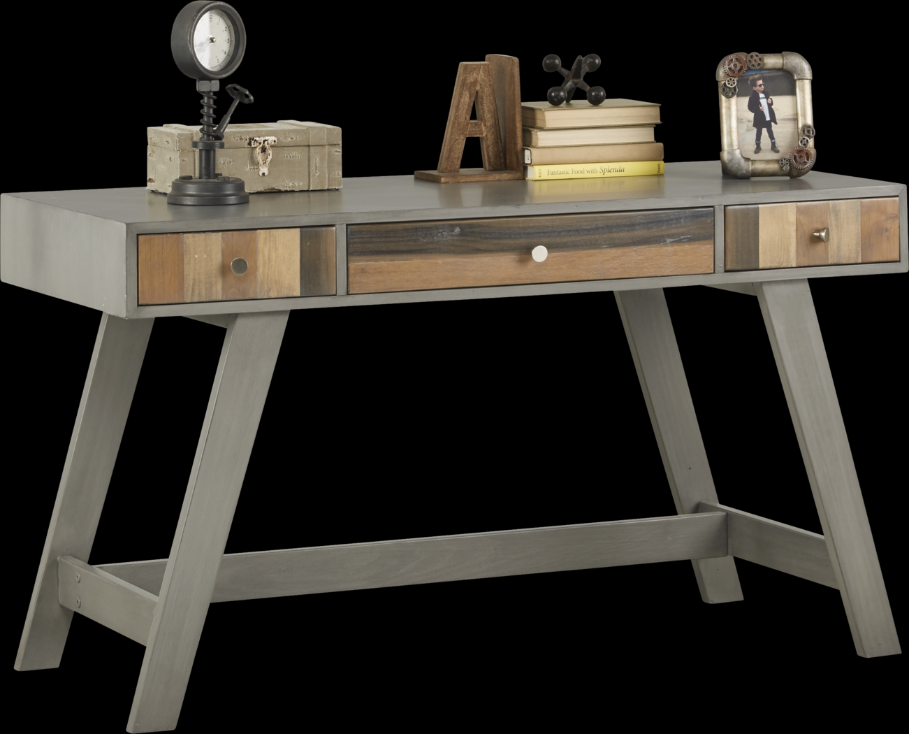 Kids Moss Creek Jr. Gray Desk - Thumbnail - Image 2