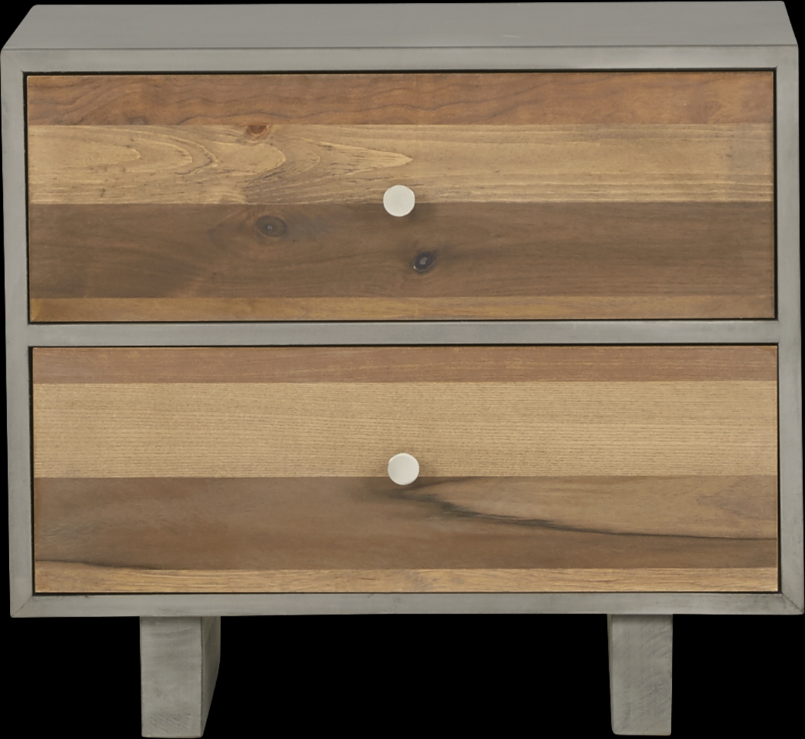 Kids Moss Creek Jr. Gray Nightstand - Thumbnail - Image 1