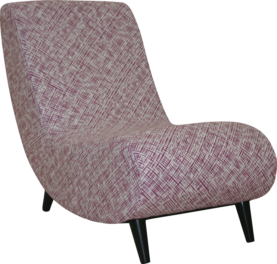 Mostly Mod Fuchsia Lounge Chair - Thumbnail - Image 1