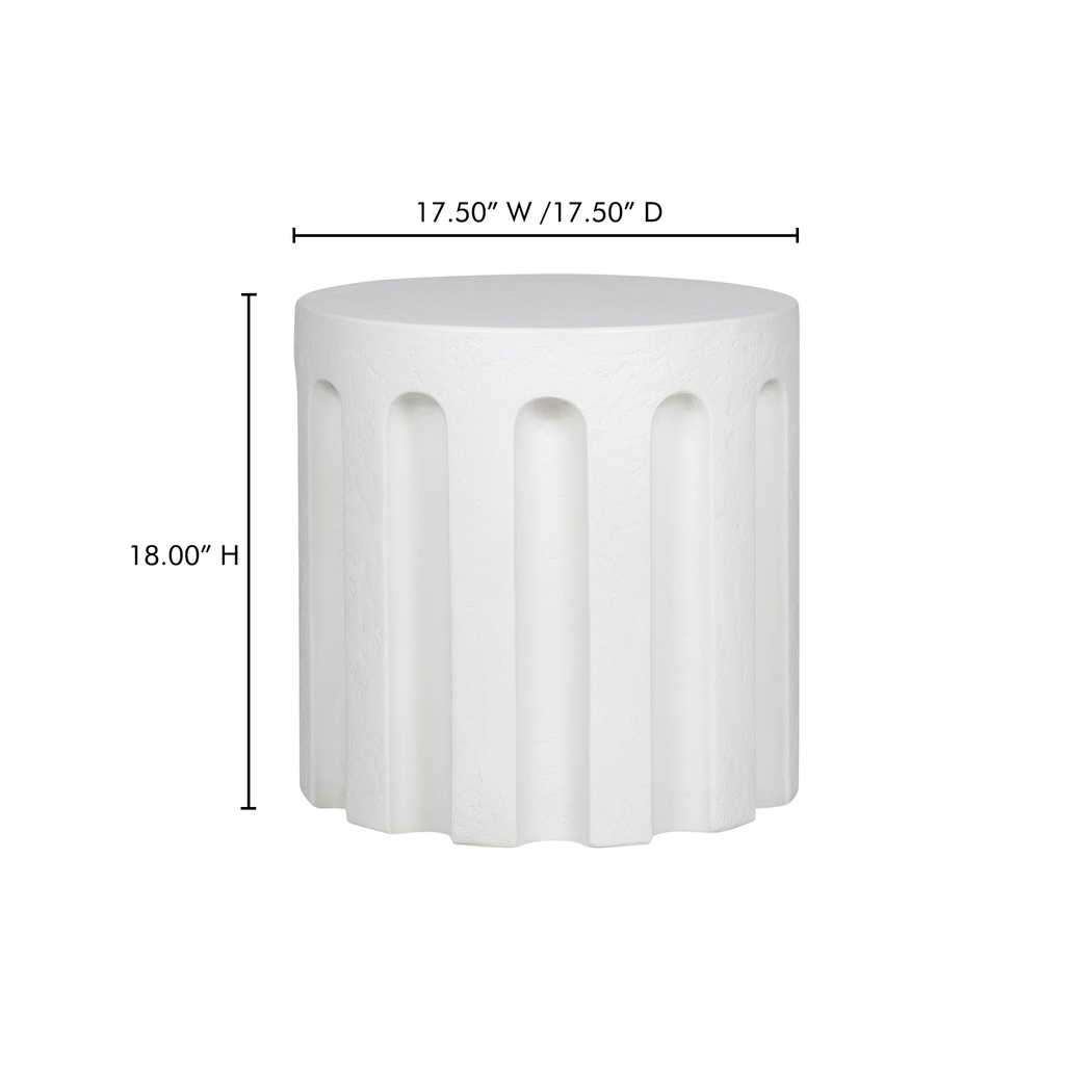 Motin White Accent Table - Thumbnail - Image 2
