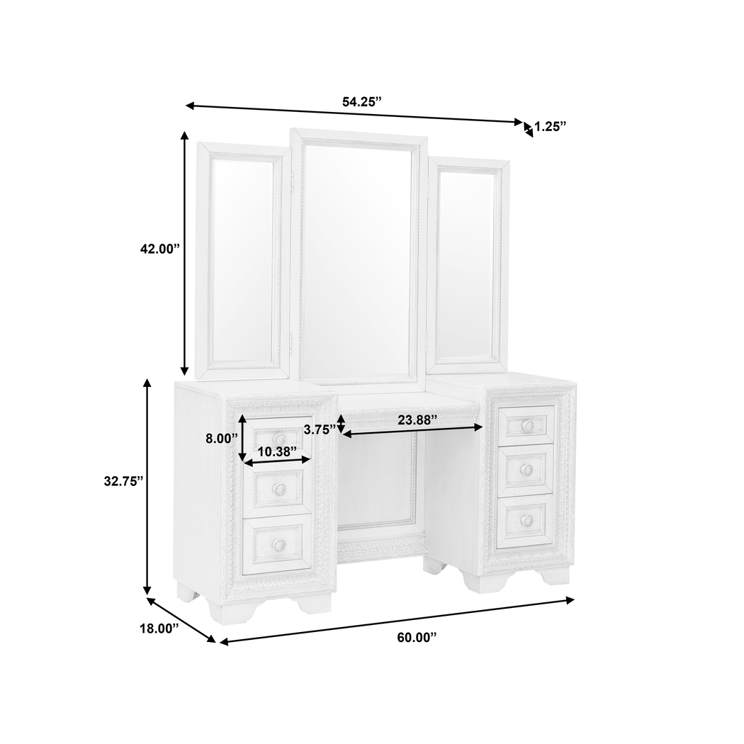Motionfly White Vanity - Thumbnail - Image 3