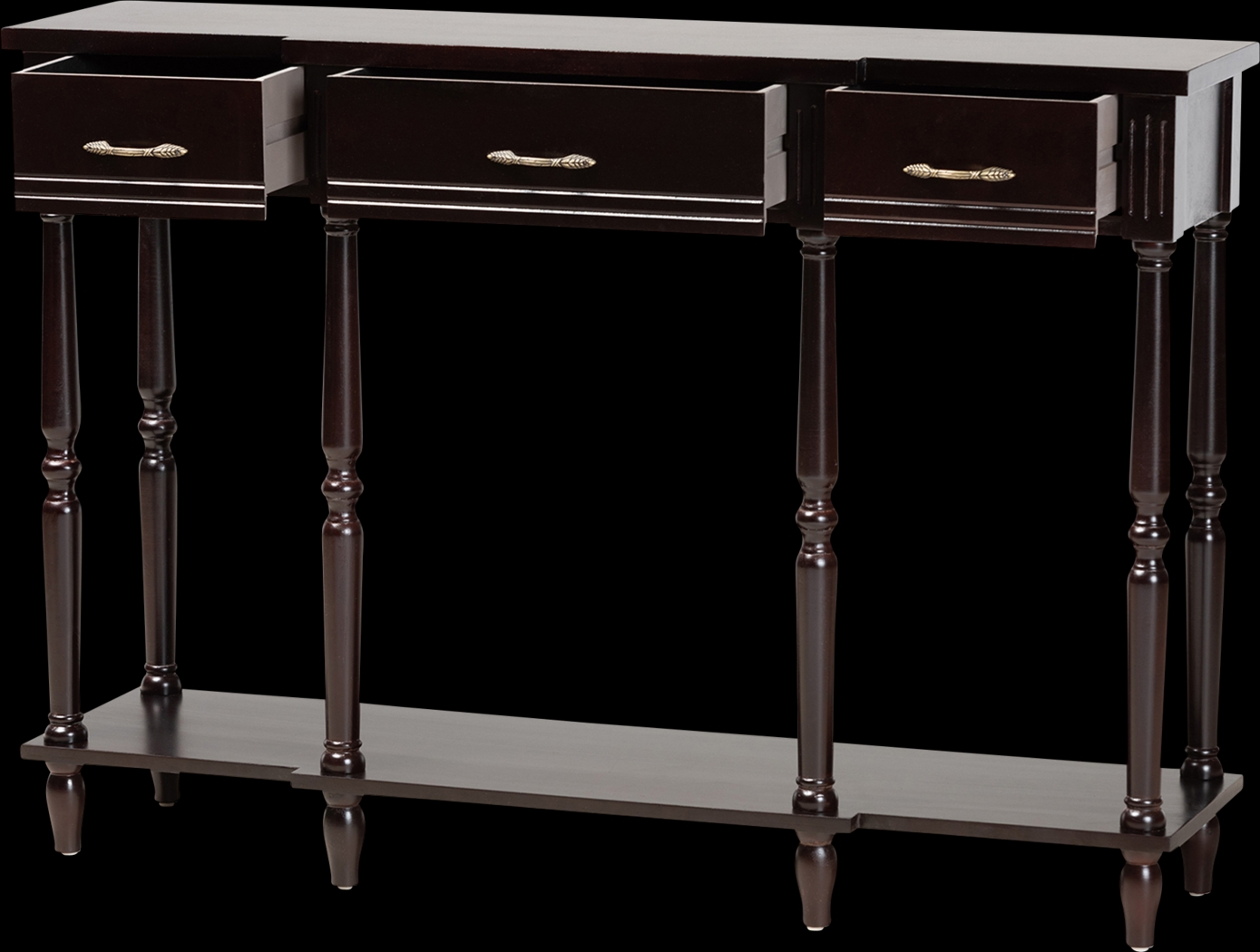 Motlow Dark Brown Sofa Table - Thumbnail - Image 2