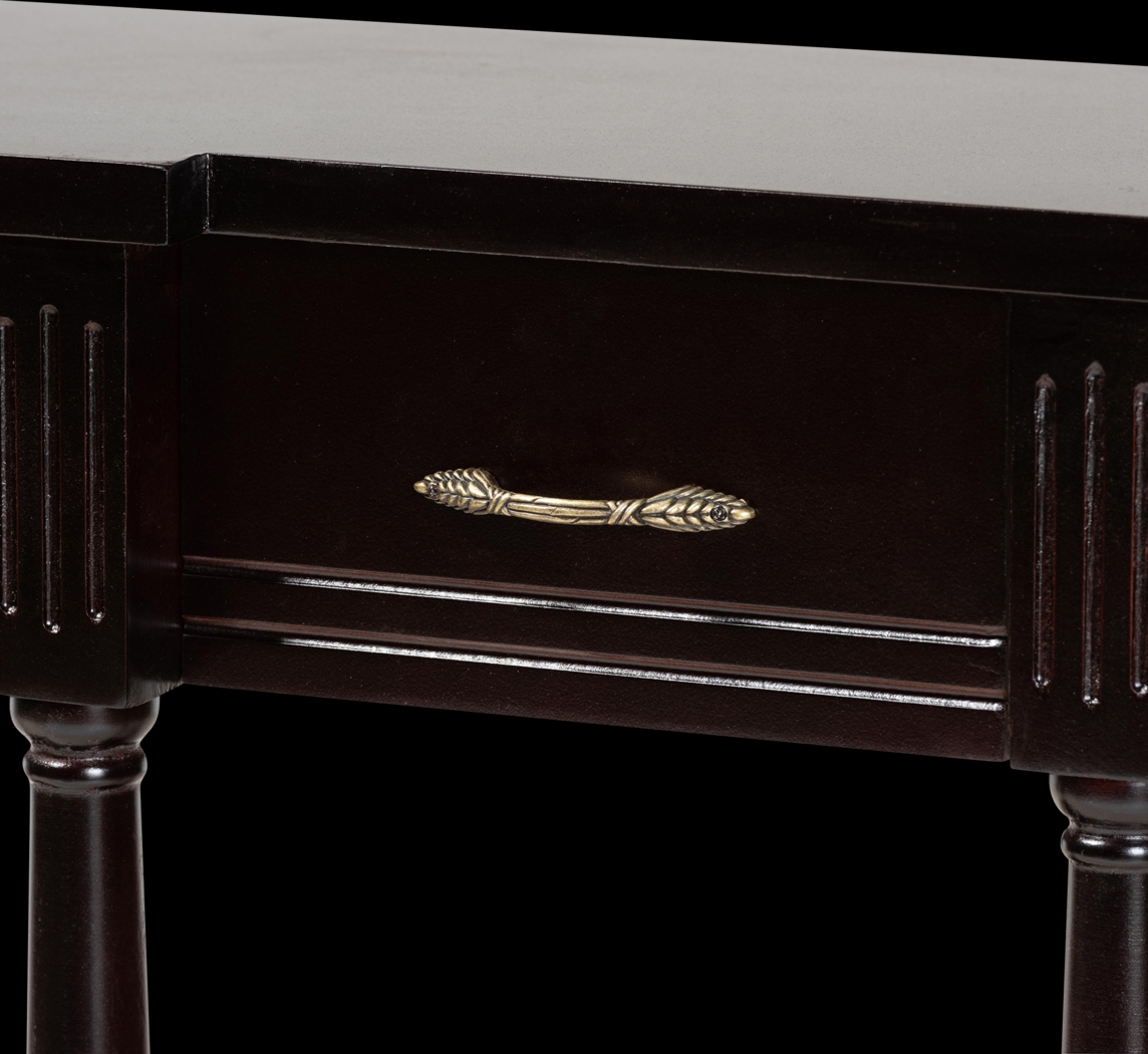 Motlow Dark Brown Sofa Table - Thumbnail - Image 5