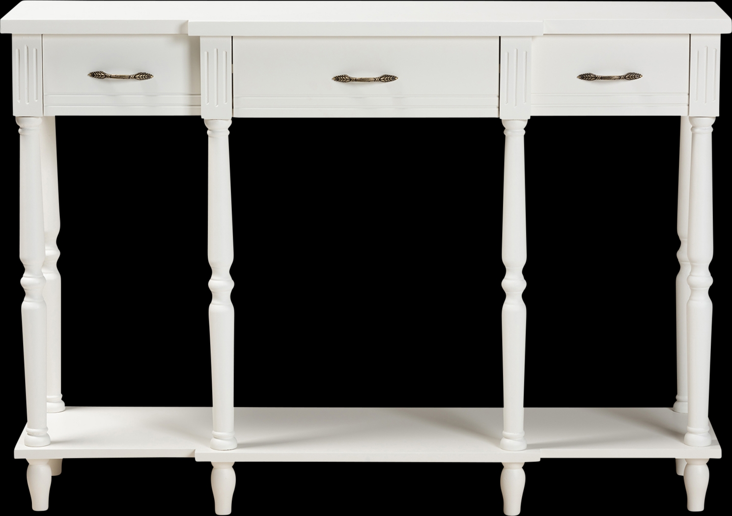 Motlow White Sofa Table - Thumbnail - Image 3