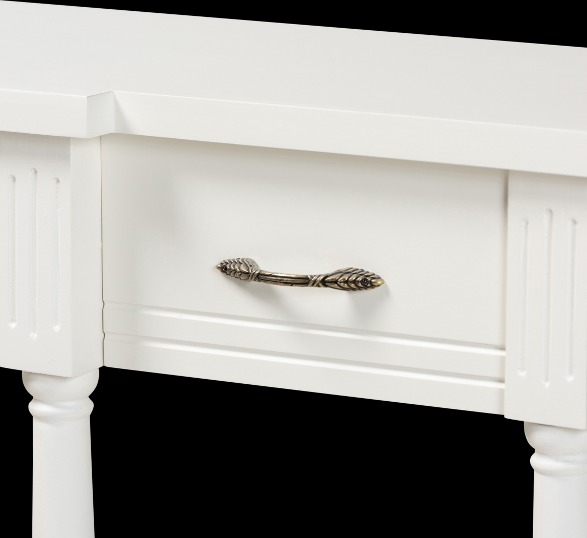 Motlow White Sofa Table - Thumbnail - Image 5