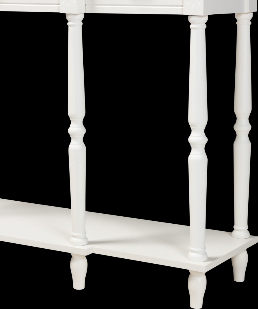 Motlow White Sofa Table - Thumbnail - Image 6
