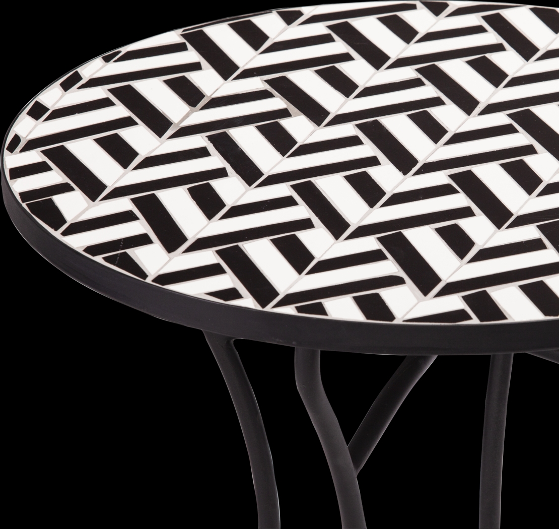 Motsie Black Outdoor End Table - Thumbnail - Image 6