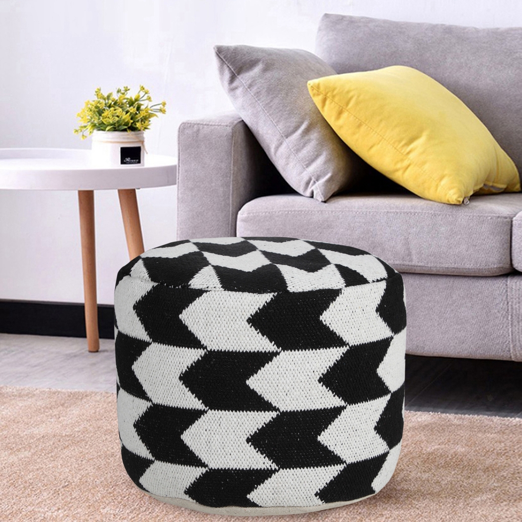 Motyn Black Pouf - Thumbnail - Image 2