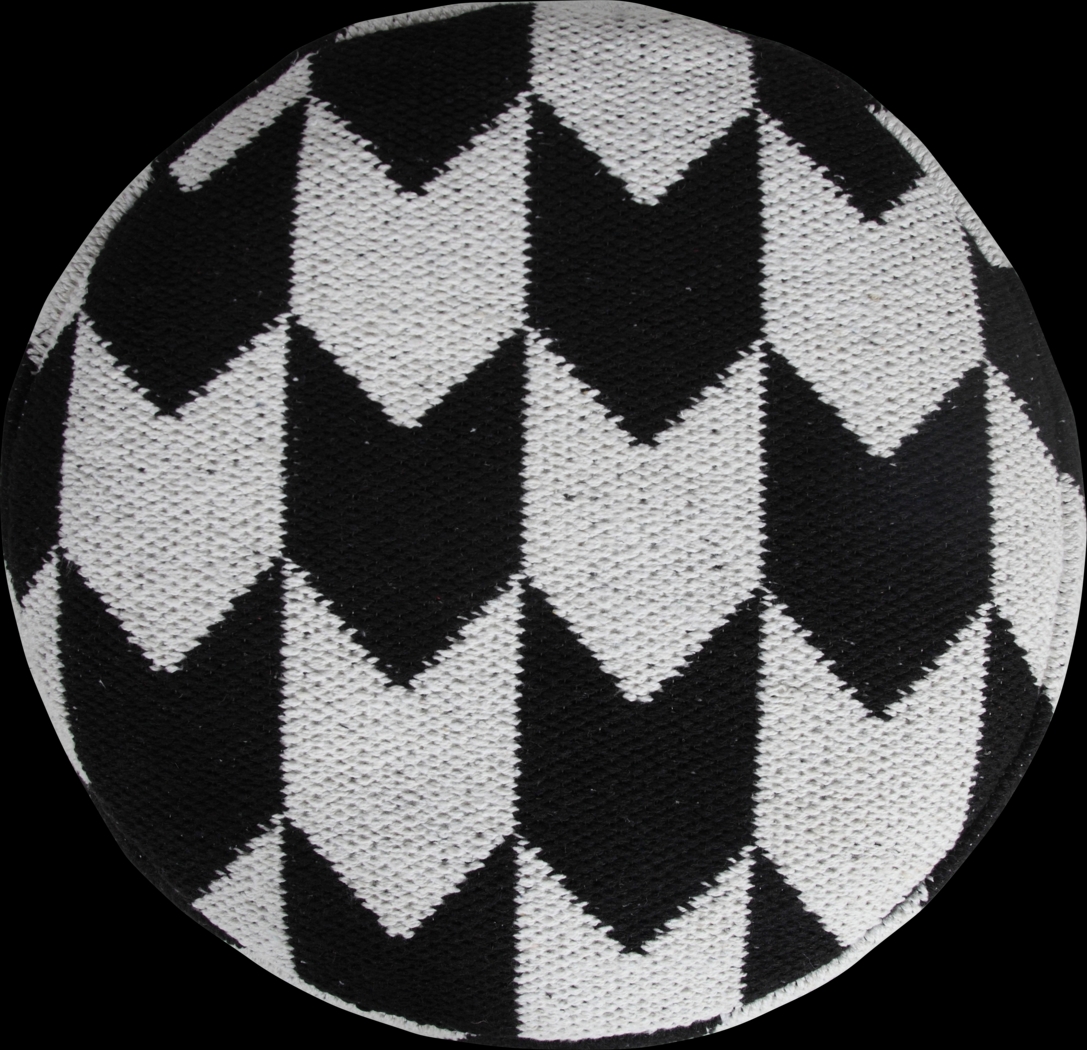 Motyn Black Pouf - Thumbnail - Image 5