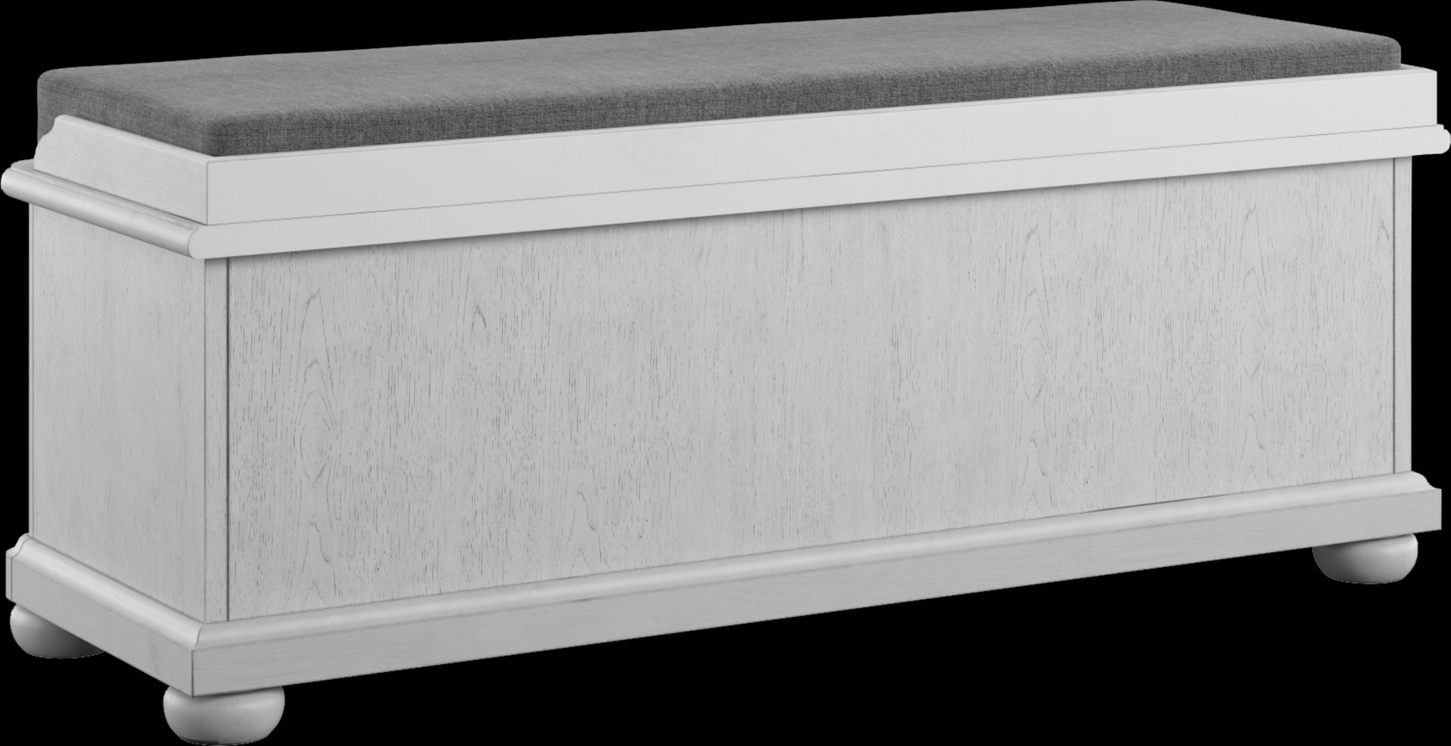 Mouffetard Gray Storage Bench - Thumbnail - Image 5