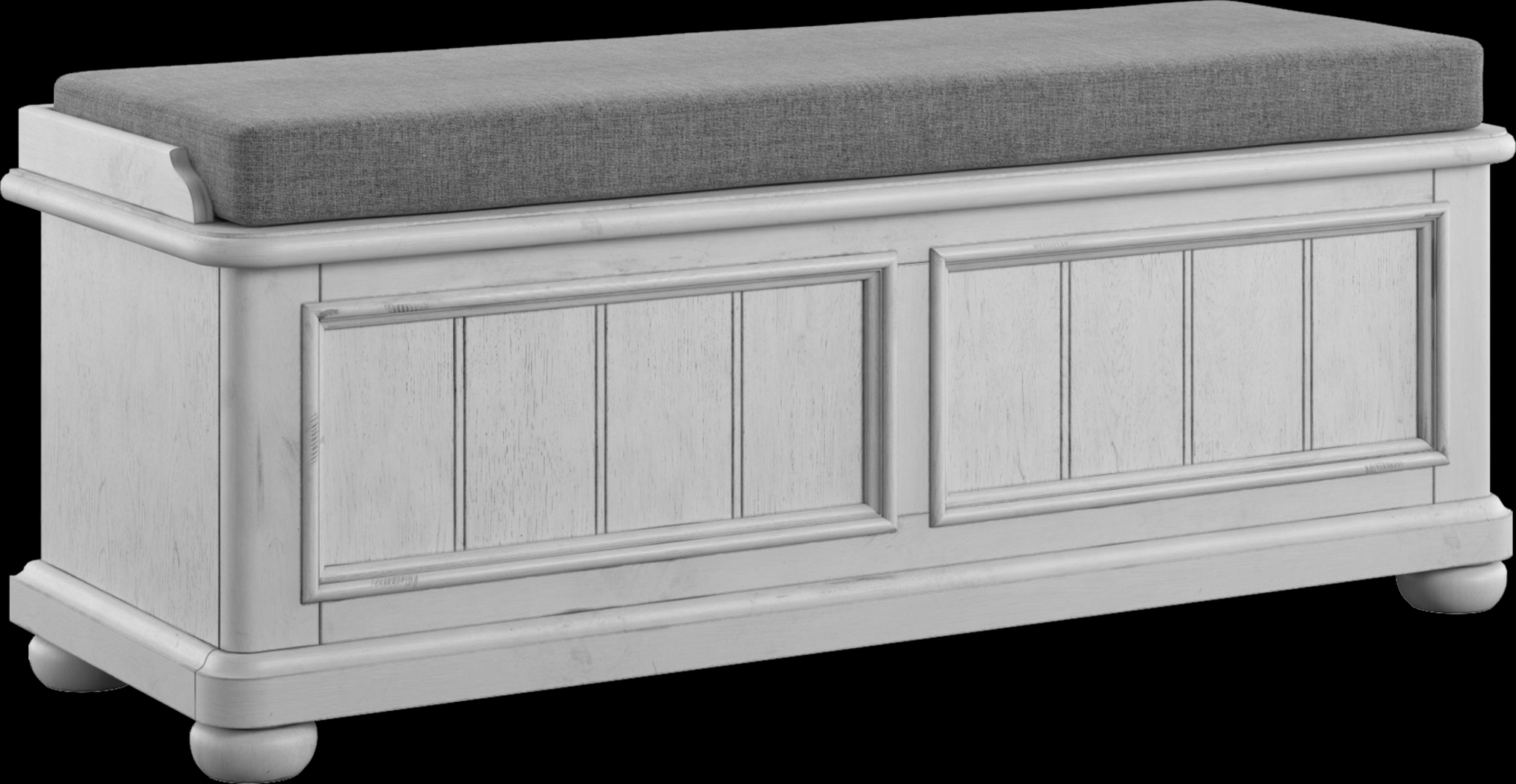 Mouffetard Gray Storage Bench - Thumbnail - Image 1