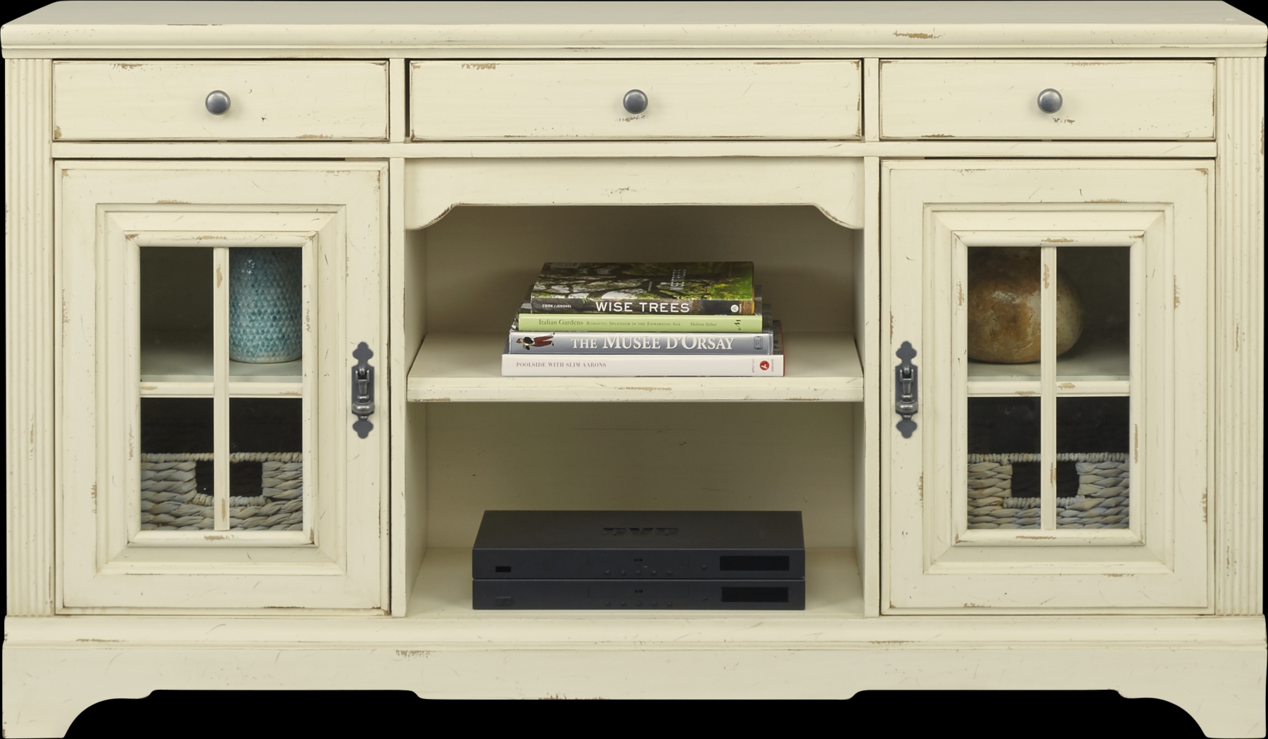 Mountain Bluff II White 64 in. Console - Thumbnail - Image 2