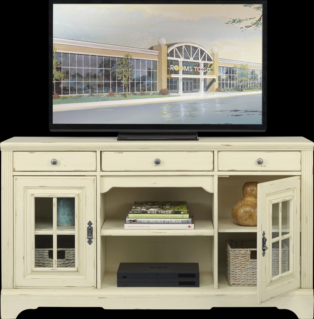 Mountain Bluff II White 64 in. Console - Thumbnail - Image 3