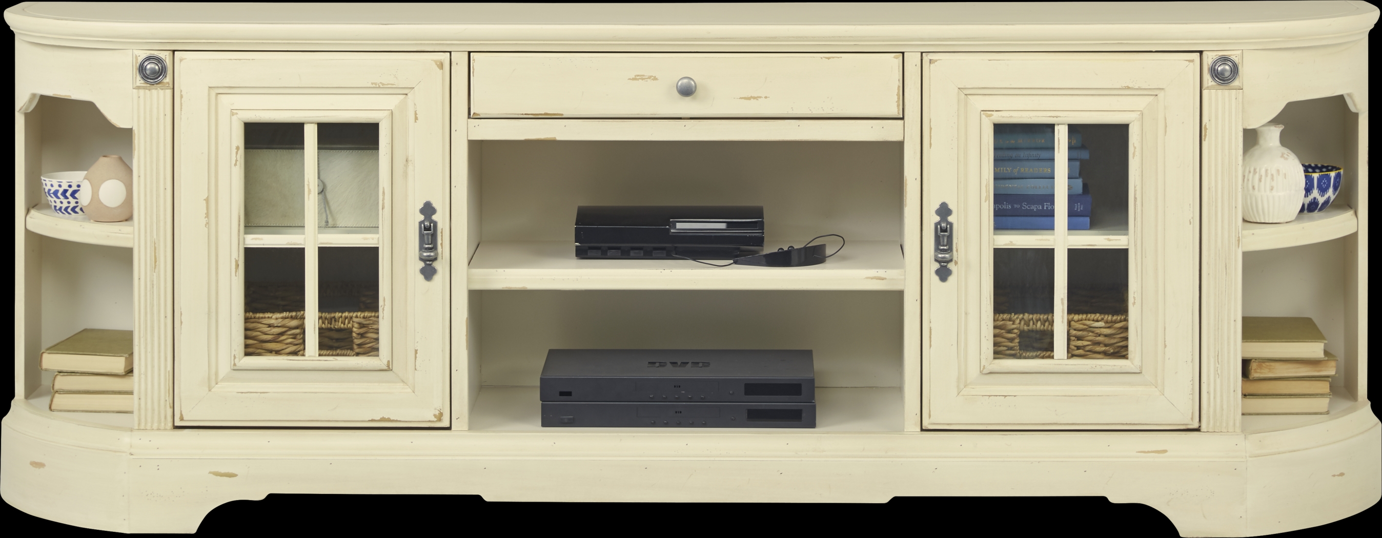 Mountain Bluff II White 88 in. Console - Thumbnail - Image 2