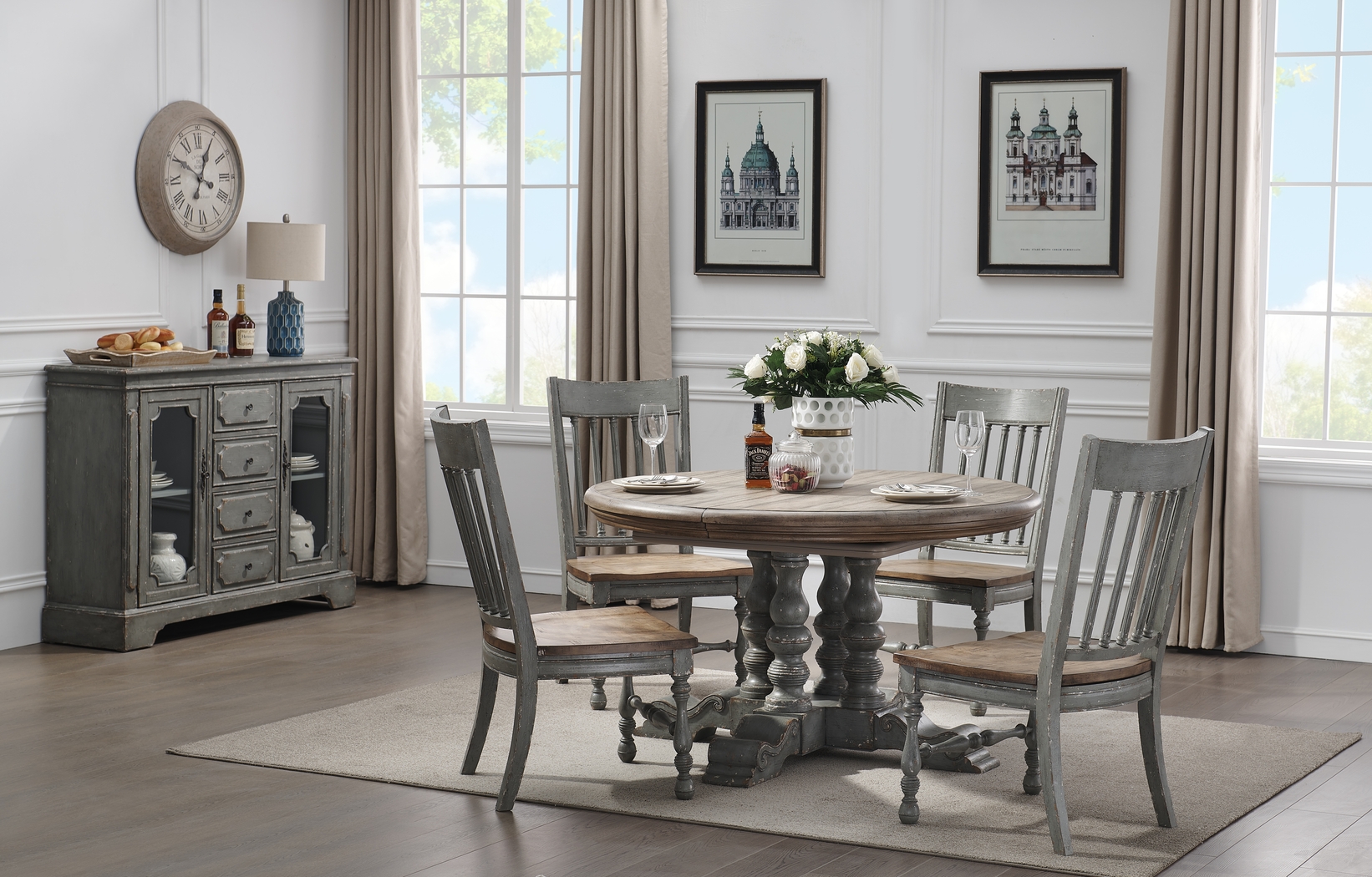 Mountmullion Gray Accent Cabinet - Thumbnail - Image 3