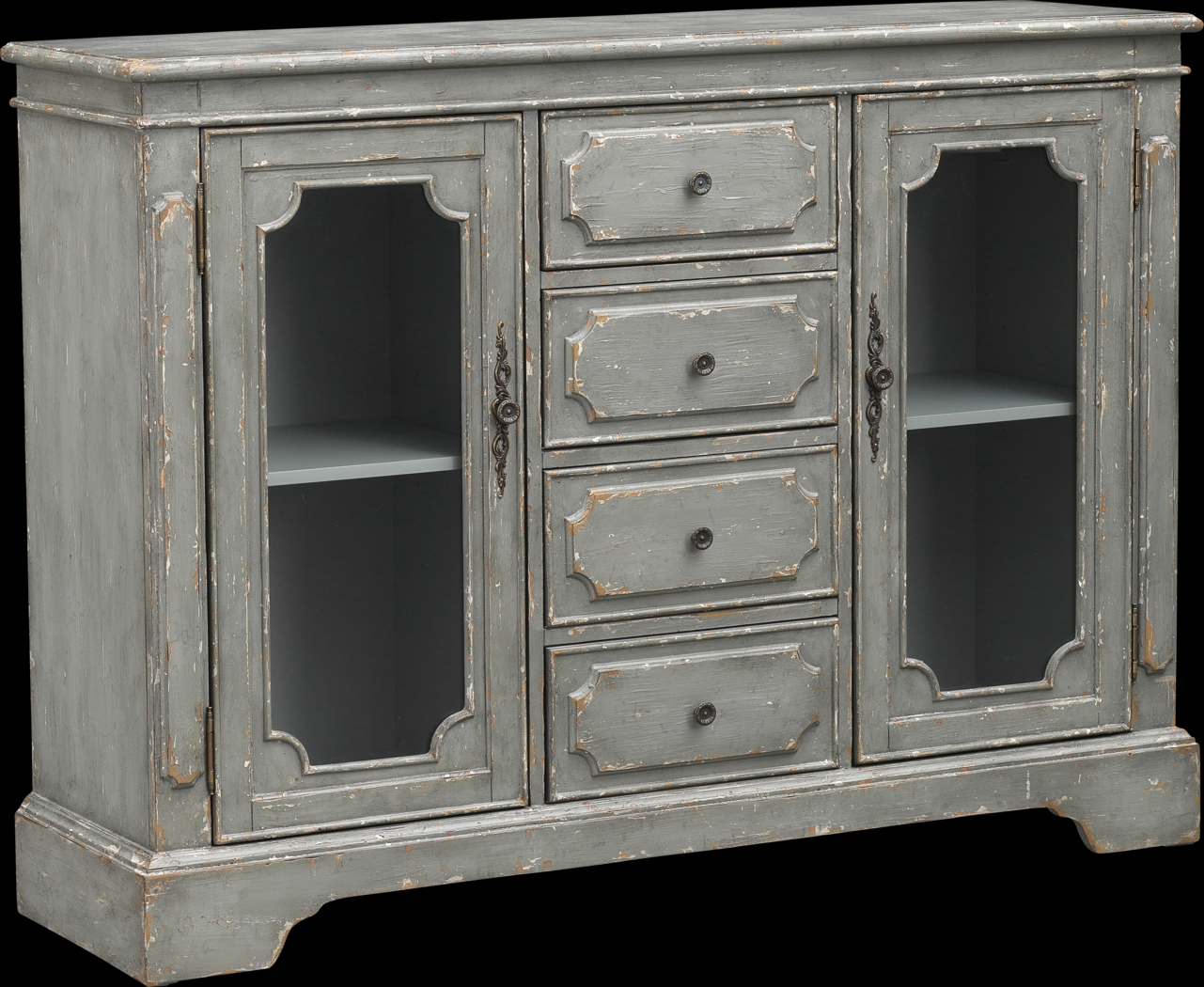 Mountmullion Gray Accent Cabinet - Thumbnail - Image 1