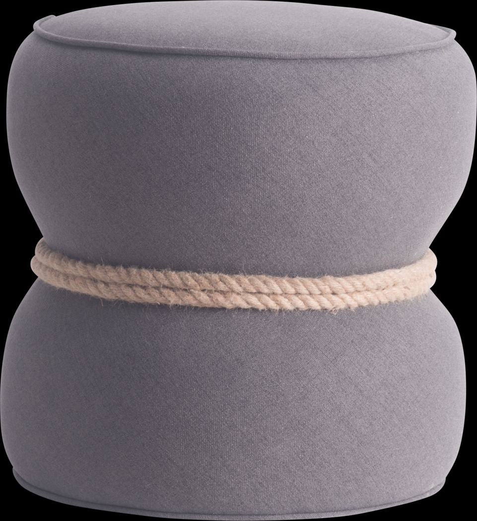 Moussey Gray Ottoman - Thumbnail - Image 2