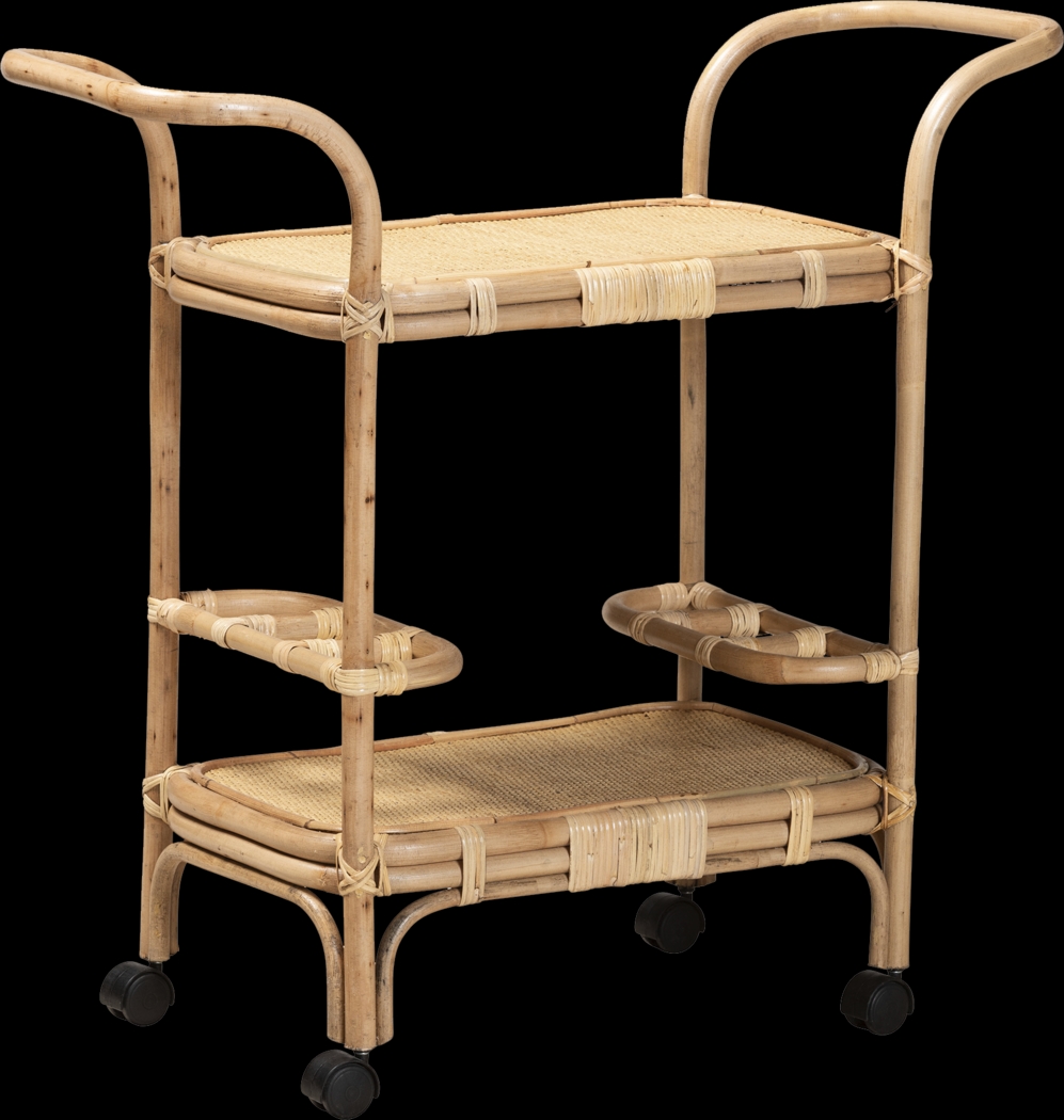 Mowrer Brown Bar Cart - Thumbnail - Image 1