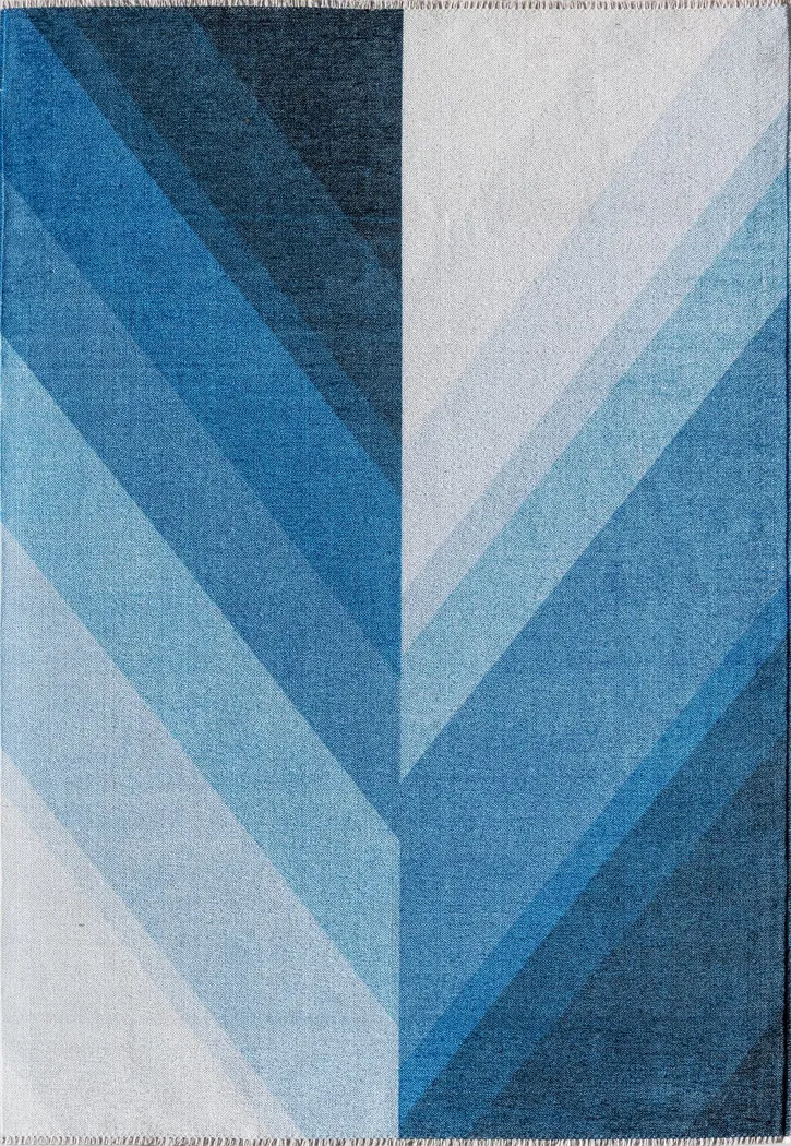Moyamo Blue 7'10 x 10' Rug - Thumbnail - Image 1