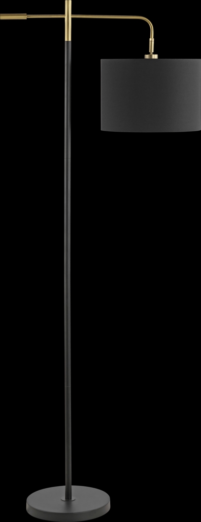 Moyes View Black Floor Lamp - Thumbnail - Image 1