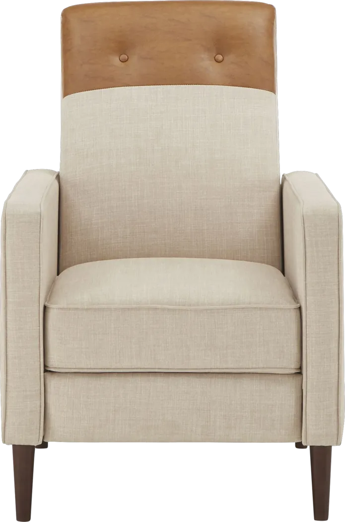 Moylan Beige Pushback Recliner - Thumbnail - Image 2
