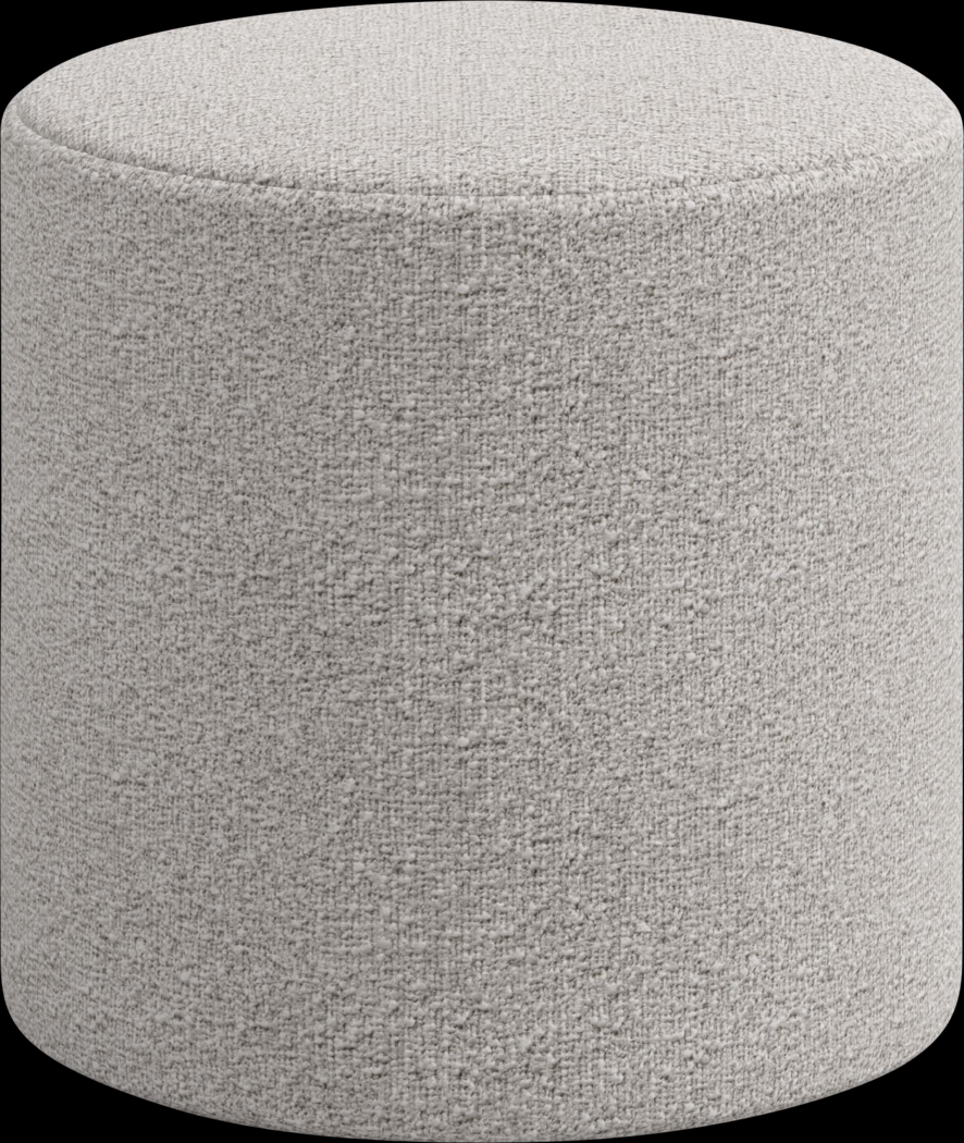 Moyle Gray Ottoman - Thumbnail - Image 3