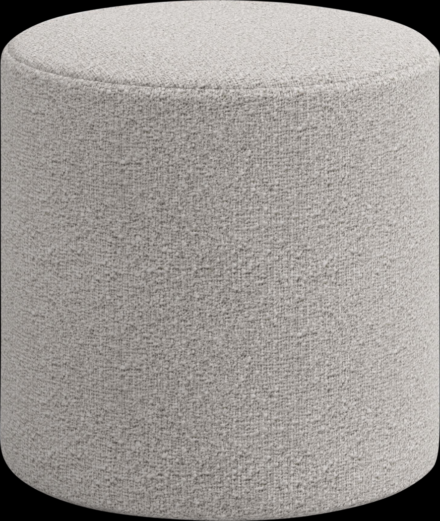 Moyle Gray Ottoman - Thumbnail - Image 1