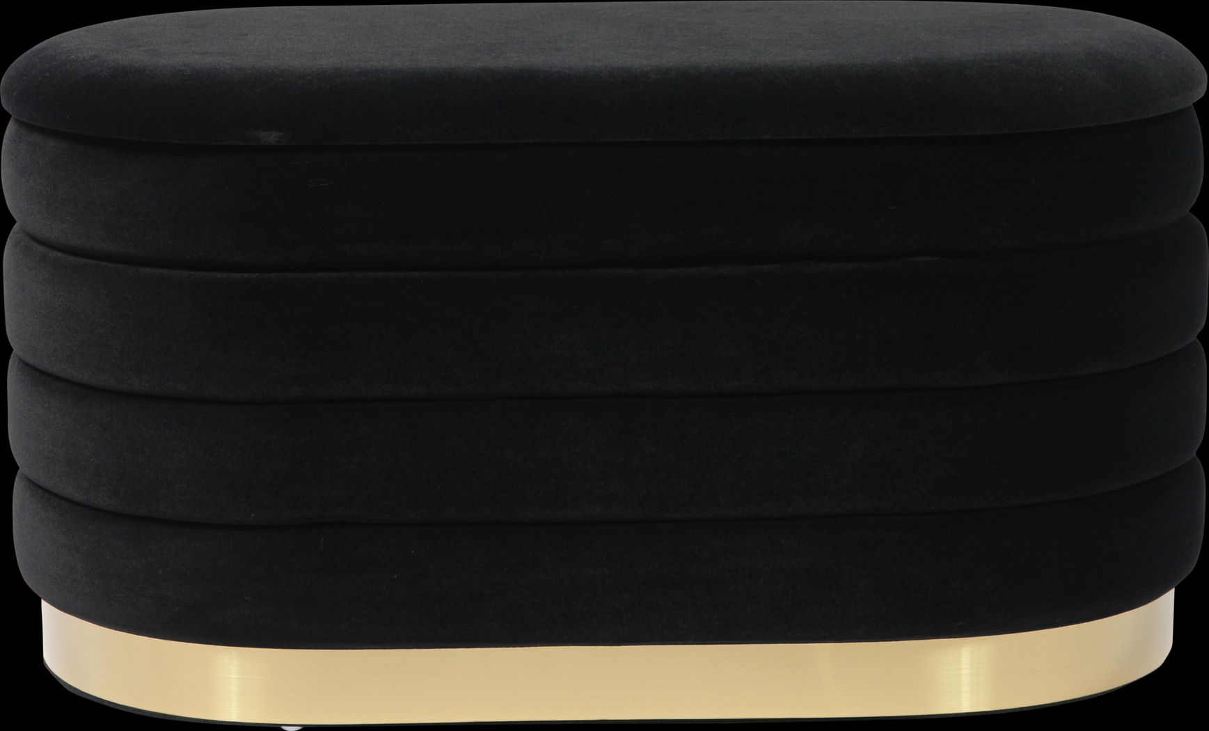 Moyra Black Storage Bench - Thumbnail - Image 3