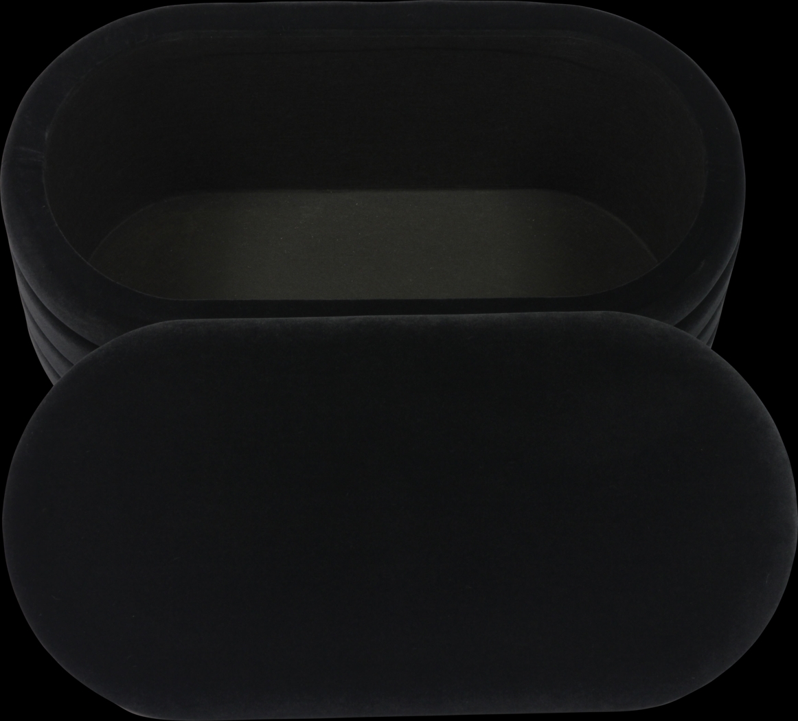 Moyra Black Storage Bench - Thumbnail - Image 5