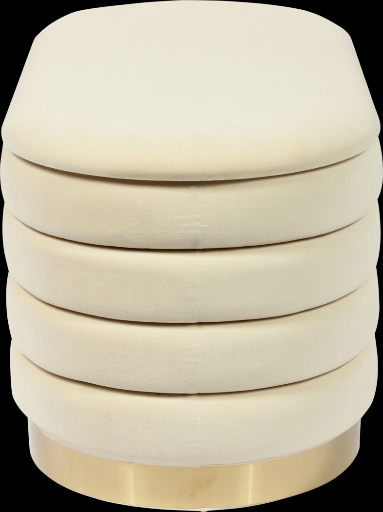 Moyra Cream Storage Bench - Thumbnail - Image 4