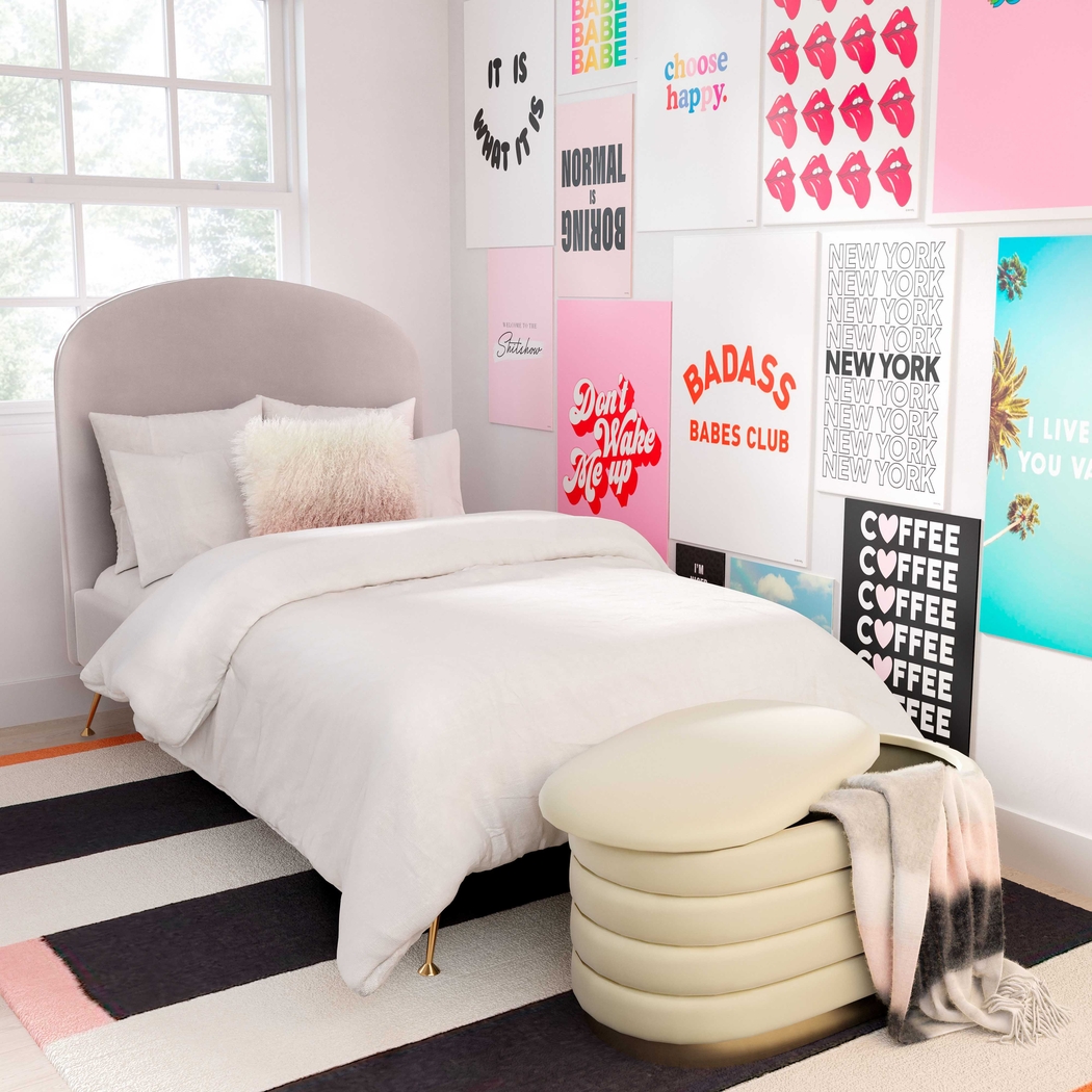 Moyra Cream Storage Bench - Thumbnail - Image 8