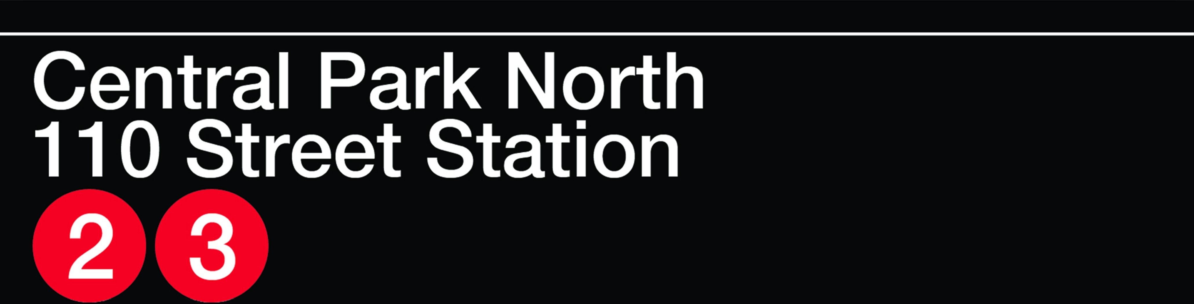 MTA Central Park Black Artwork - Thumbnail - Image 1